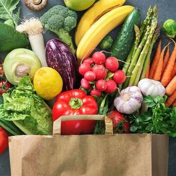 ผักและผลไม้หลังเสริมจมูก