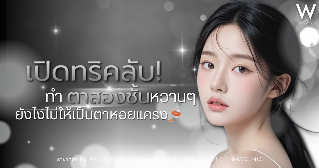 ตาสองชั้นหวานๆ ทำยังไง ทำแบบไหนไม่ให้เป็นตาหอยแครง